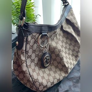 GG Monogram Large Handbag Shoulder Bag
